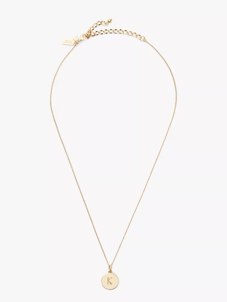 initial pendant gold
