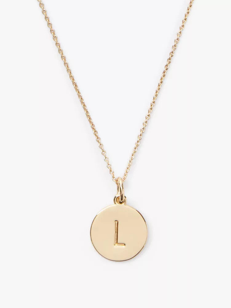 initial pendant gold