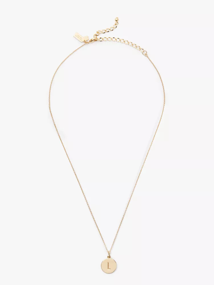 initial pendant gold
