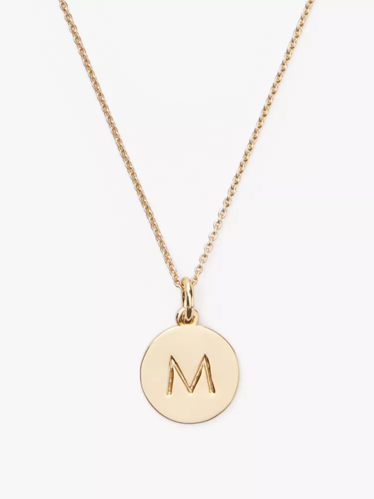 initial pendant gold