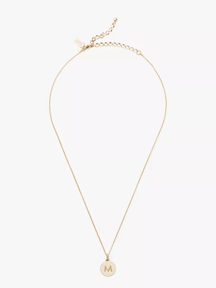 initial pendant gold