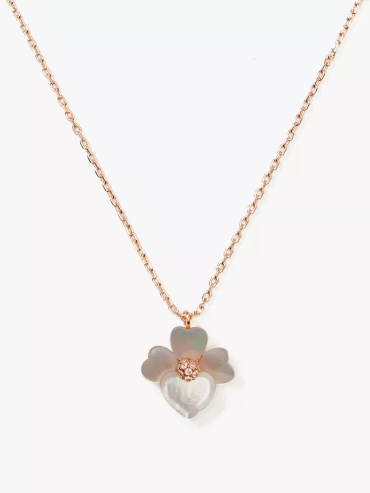 precious pansy mini pendant multi
