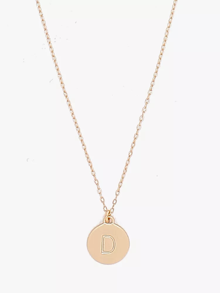 initial d mini pendant gold