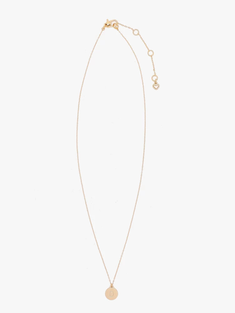 initial d mini pendant gold