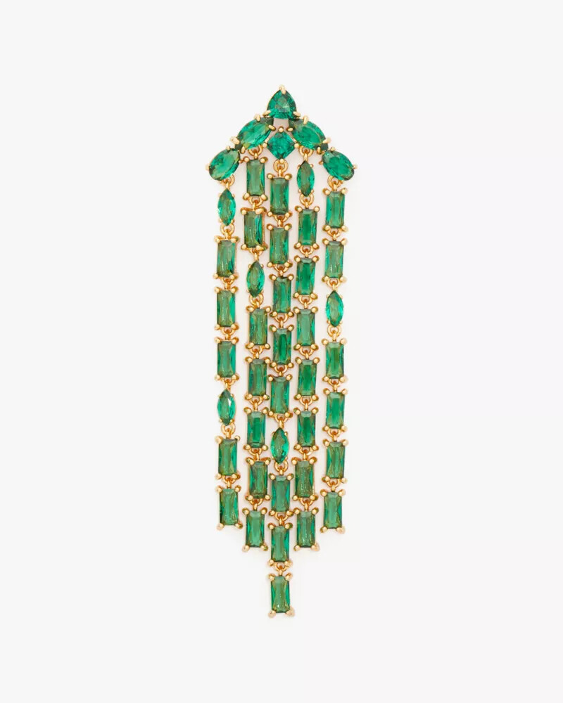 showtime fringe statement earrings multi
