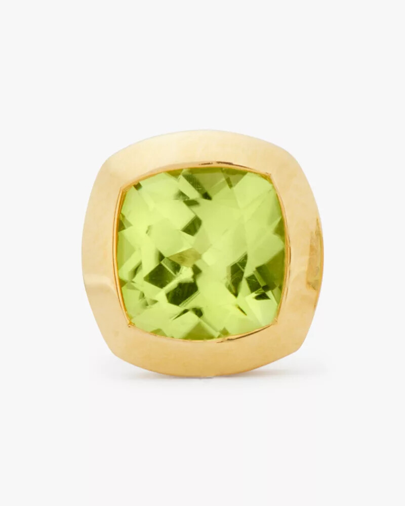 kate spade fine time to shine gem studs peridot