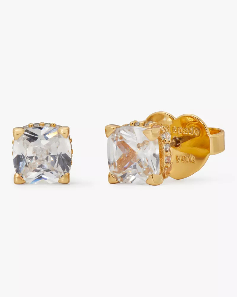 little luxuries 6mm square studs multi