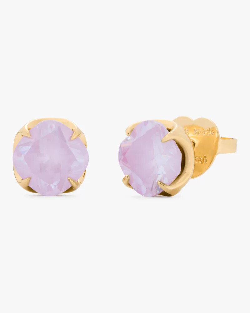 pop of joy 10mm spade flower studs lilac
