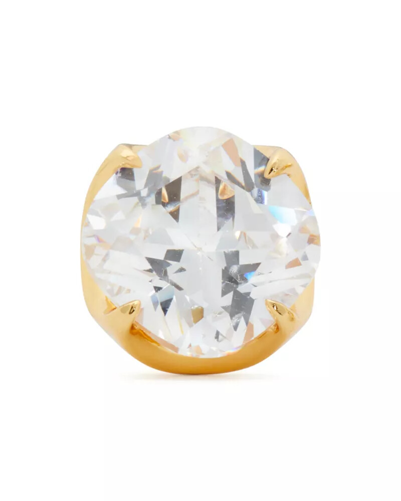 pop of joy 10mm spade flower studs clear