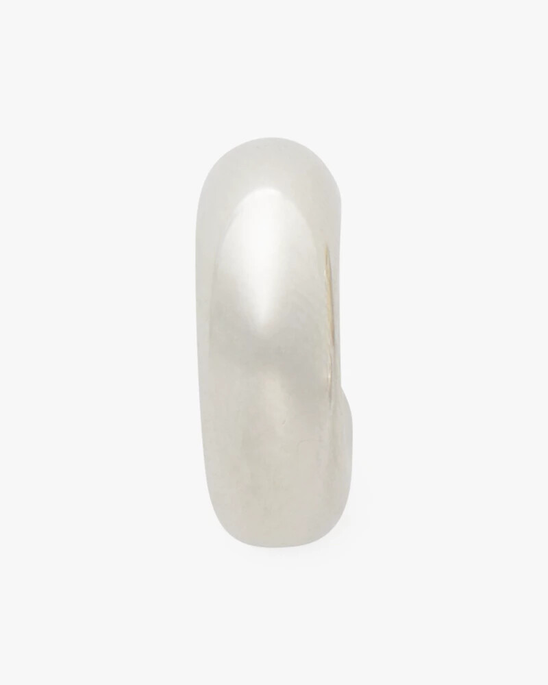 kate spade fine meant to be huggies silver