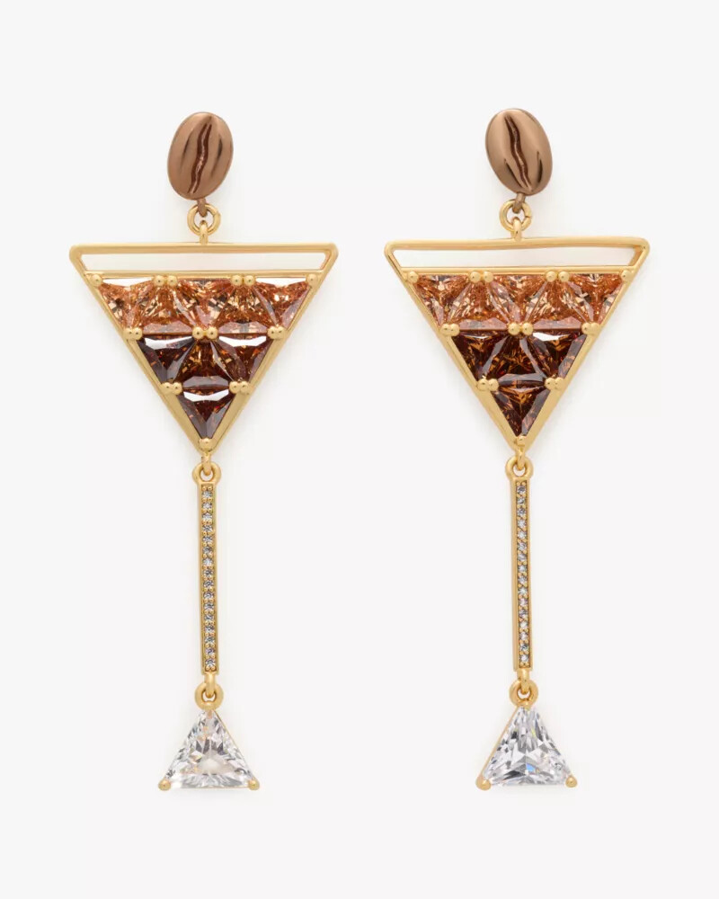 shaken and brewed statement earrings multi