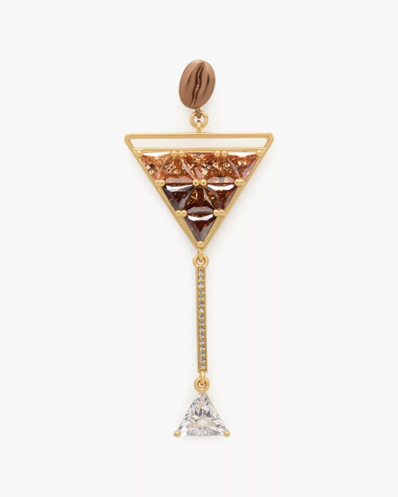 shaken and brewed statement earrings multi