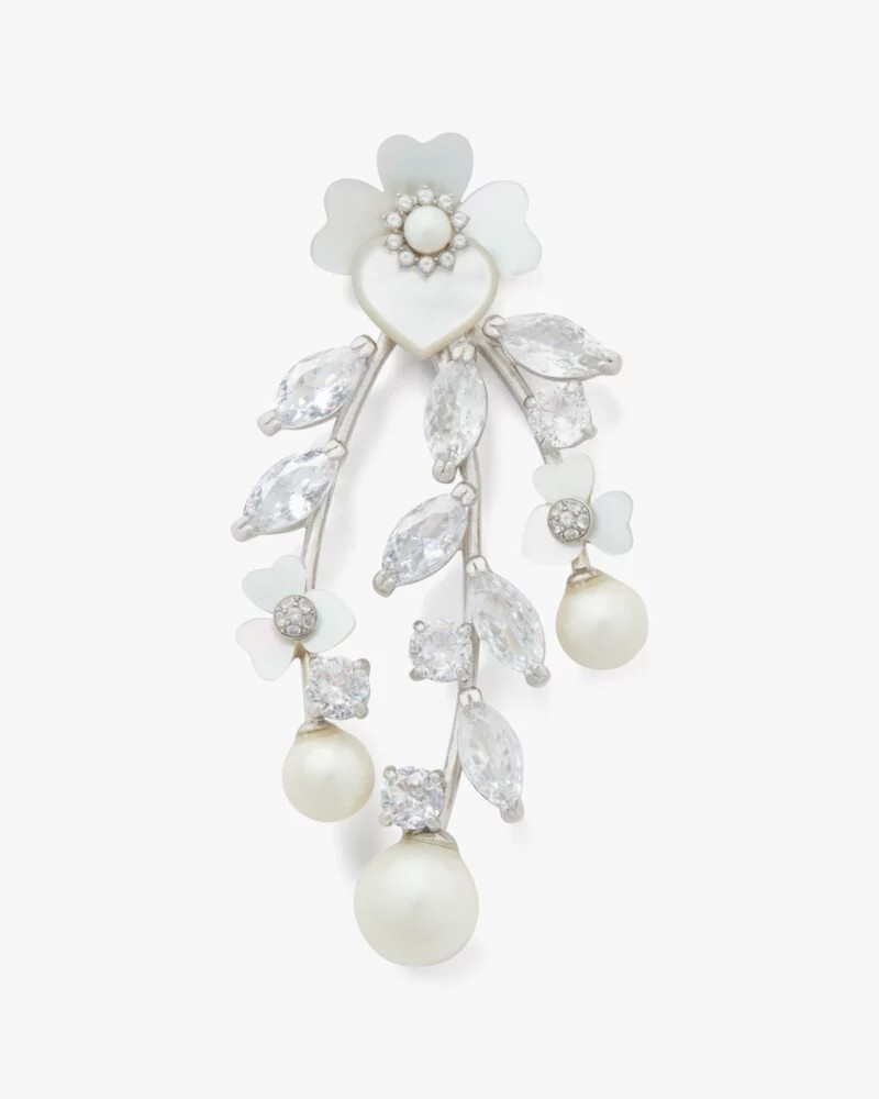 precious pansy chandelier earrings multi