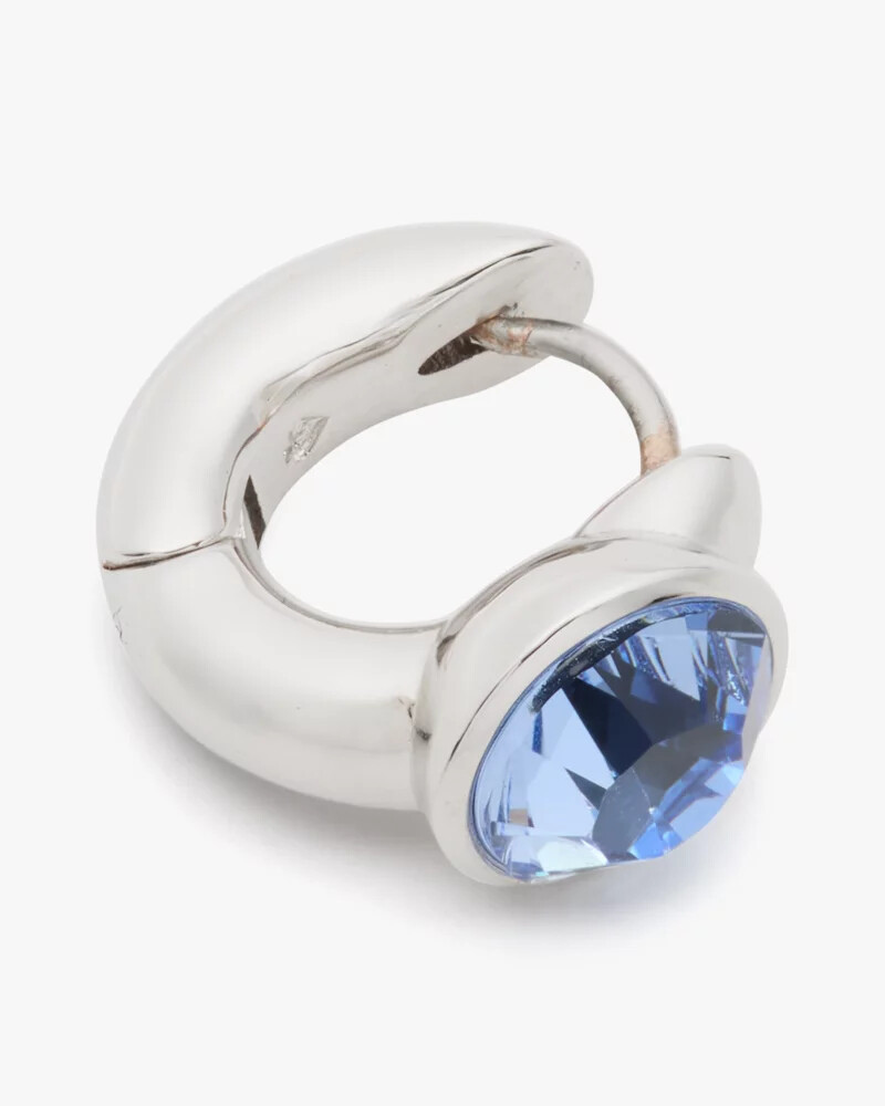 keep sparkling round huggies light sapphire