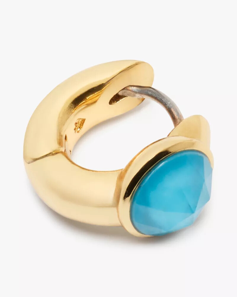 keep sparkling round huggies turquoise