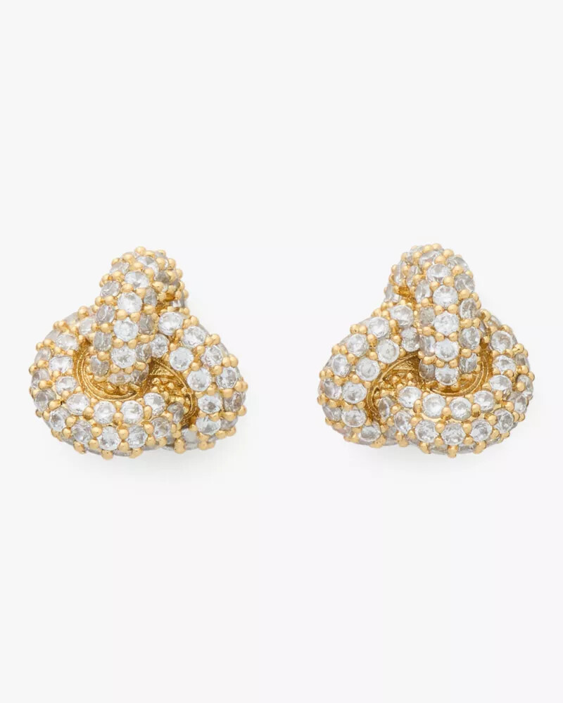 double knot pave studs multi