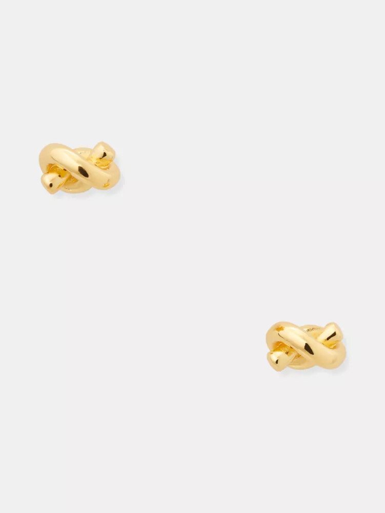 sailors knot studs gold