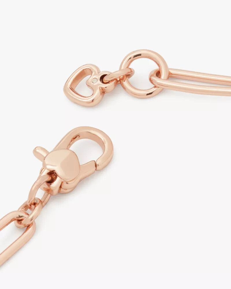 stop and smell the roses id bracelet rosegold