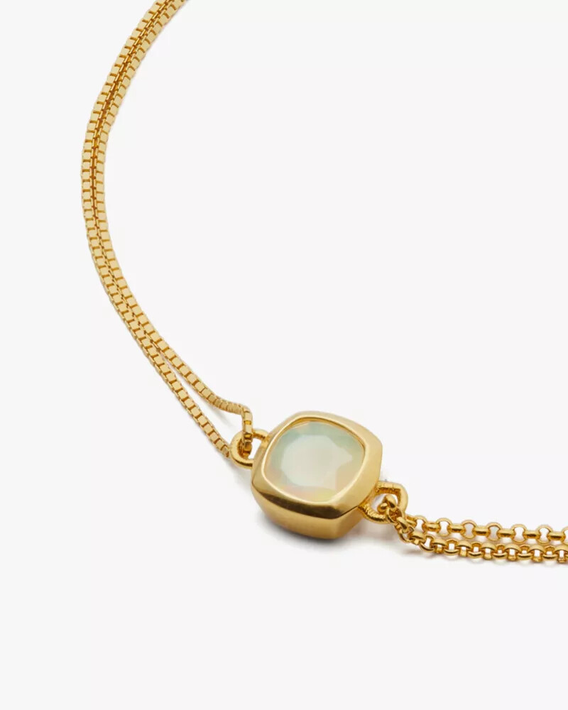 kate spade fine time to shine gem bracelet opal