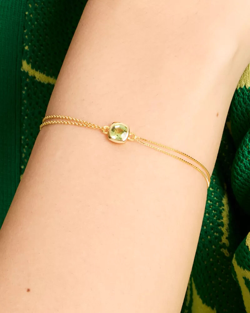 kate spade fine time to shine gem bracelet peridot