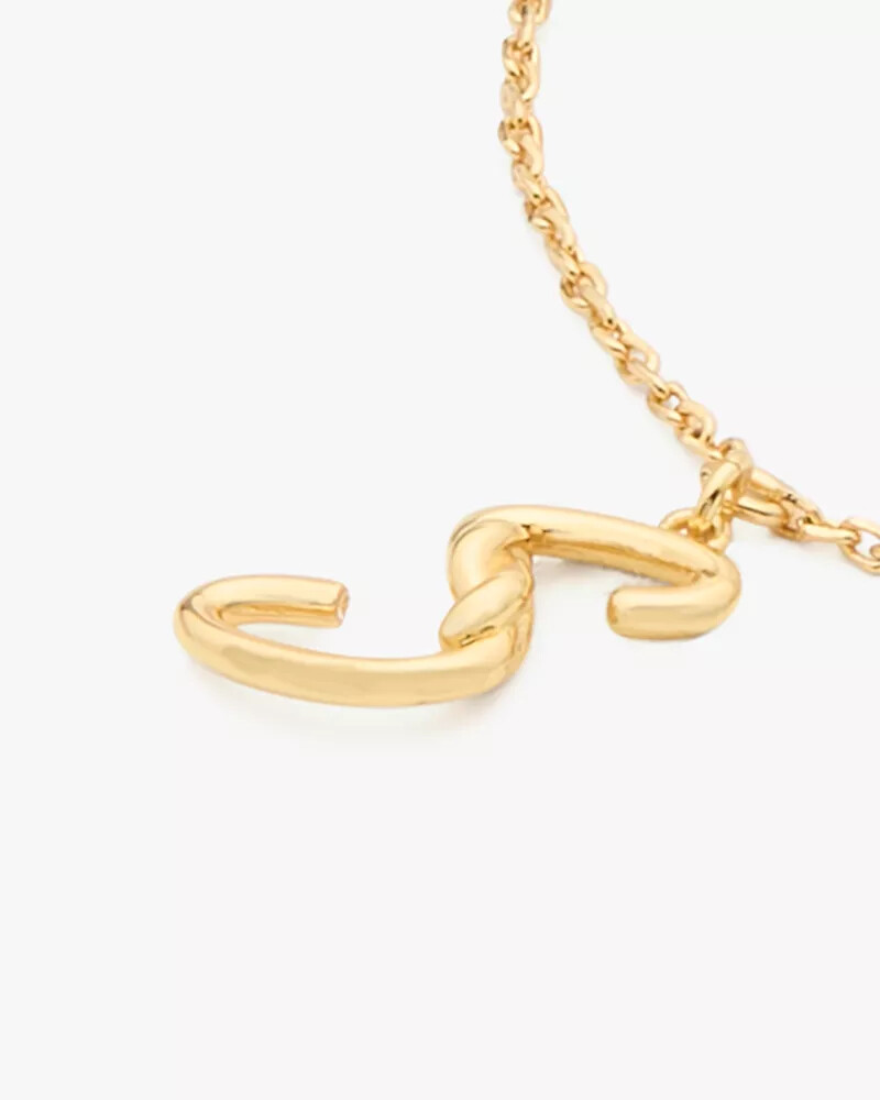 initial script bracelet gold