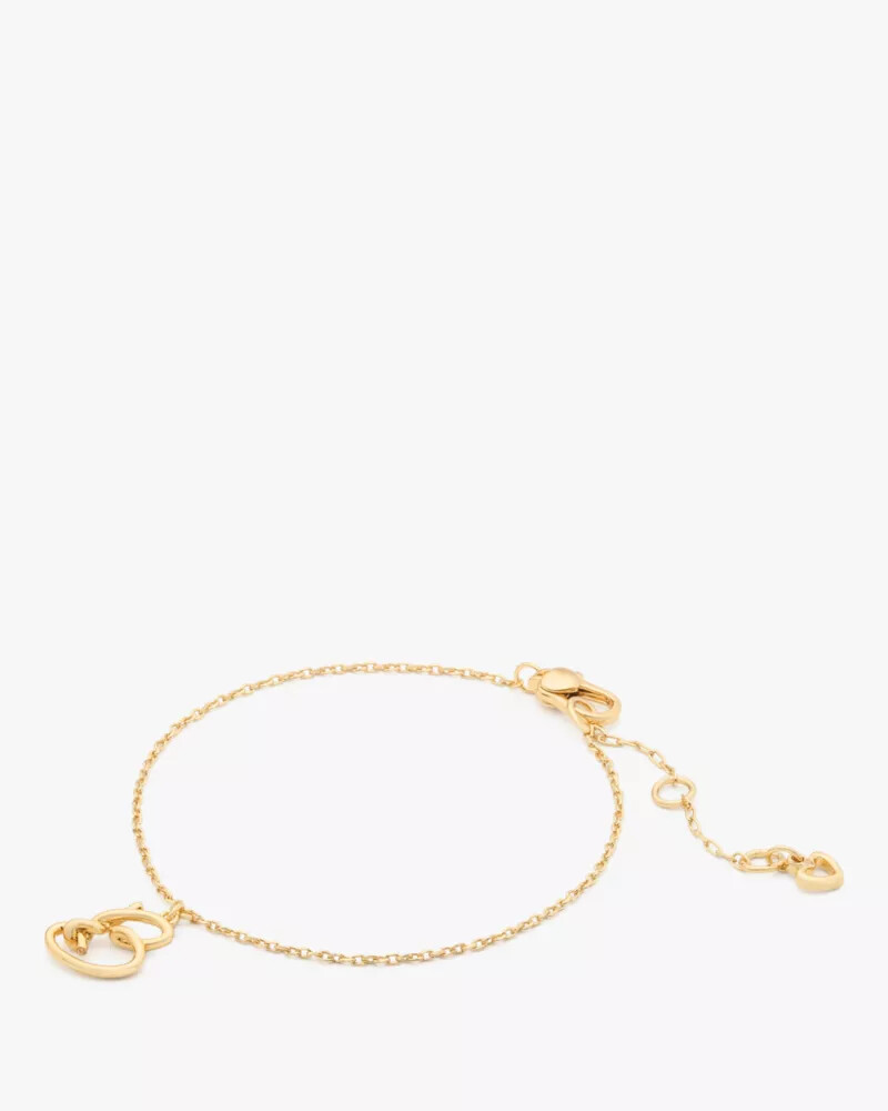 initial script bracelet gold