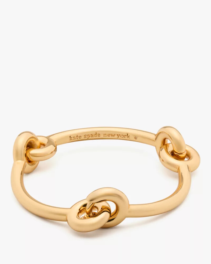 interlock bangle gold