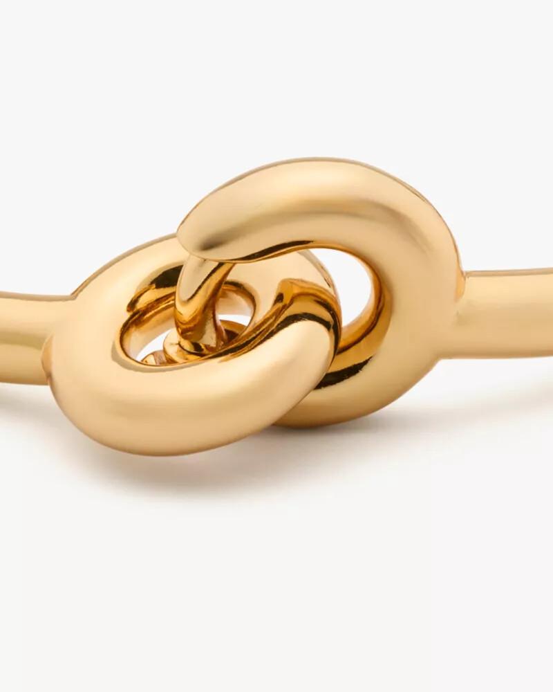 interlock bangle gold