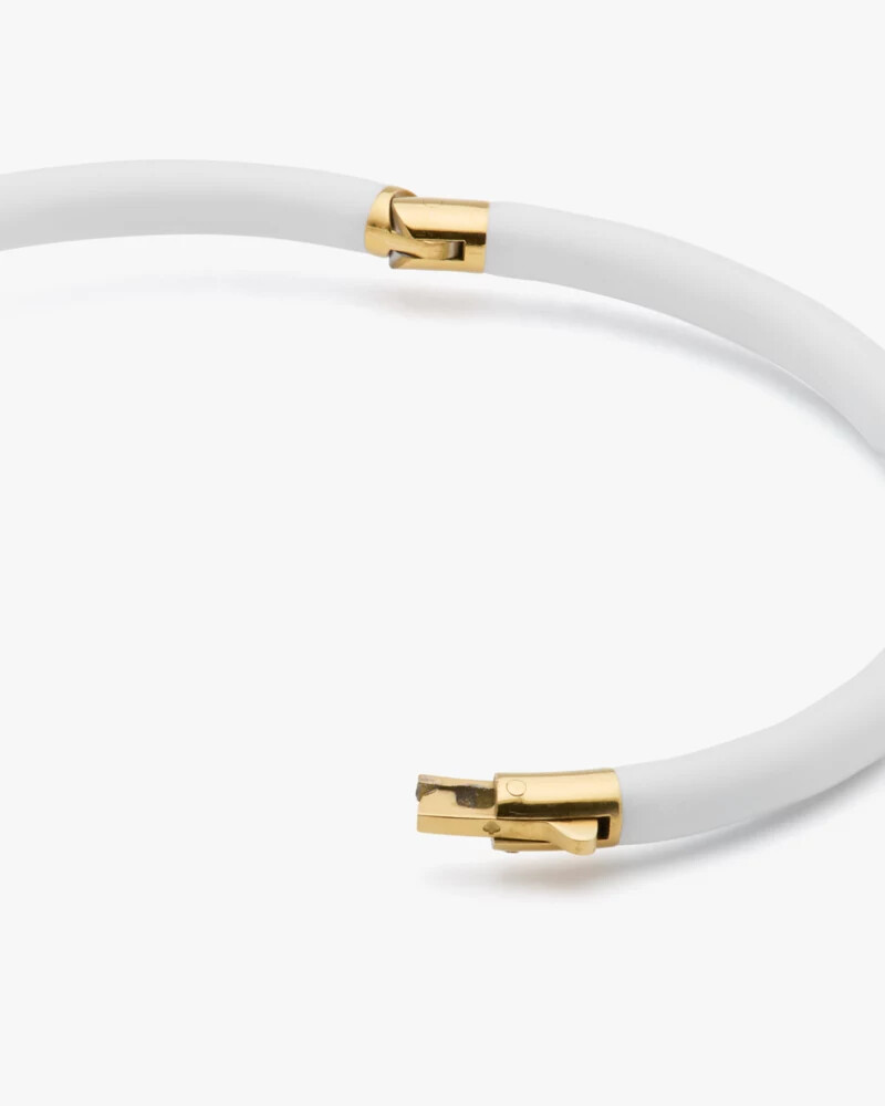 double knot pave hinged bangle multi
