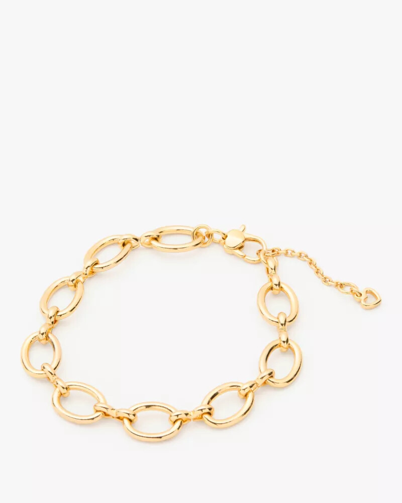 one in a million chain charm bracelet gold