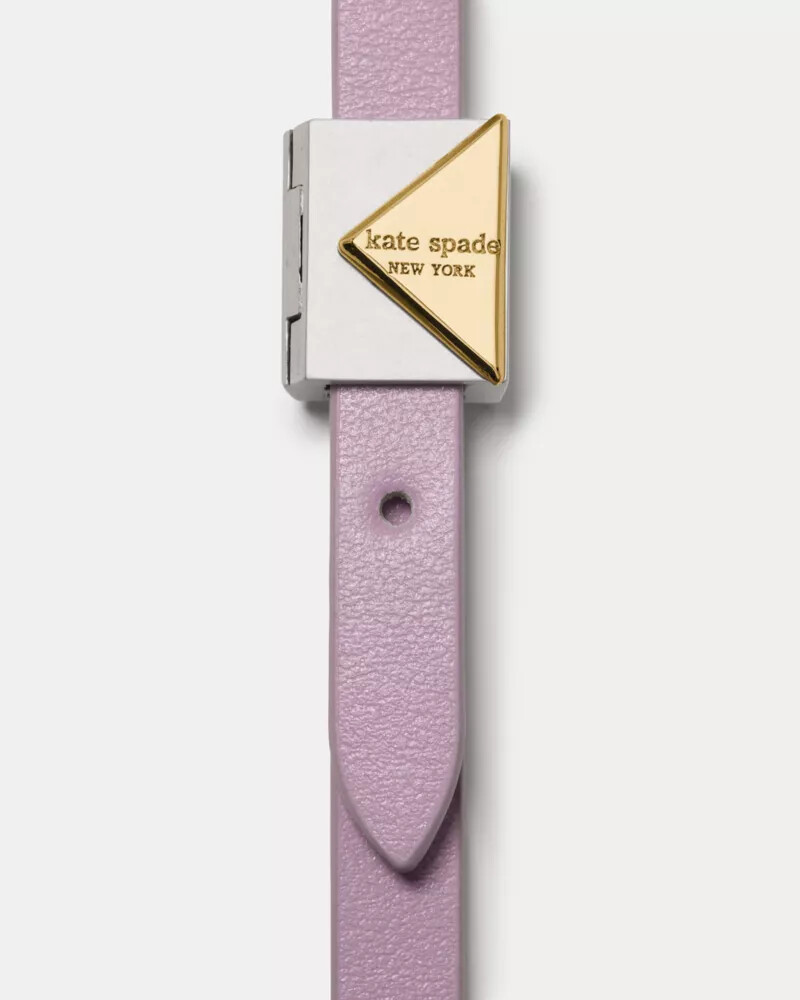 deco leather wrap bracelet market purple