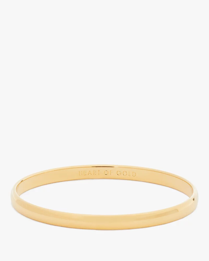 heart of gold idiom bangle gold