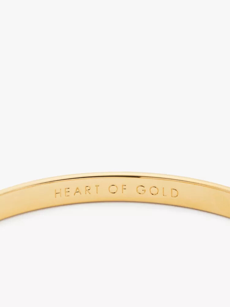 heart of gold idiom bangle gold