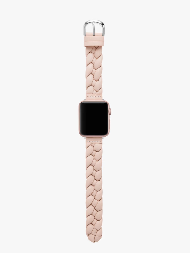 braided leather 38-49mm band for apple watch grapefruit