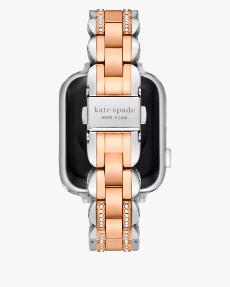 two-tone stainless steel 38-45mm band for apple watch multi