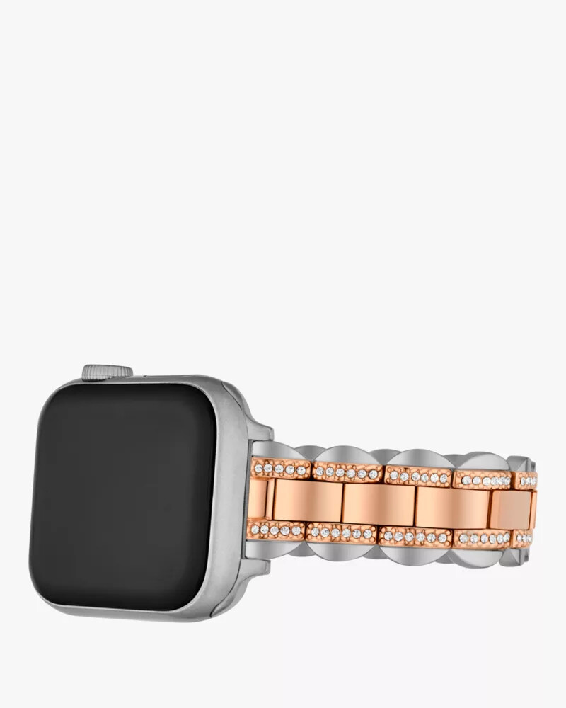 two-tone stainless steel 38-45mm band for apple watch multi