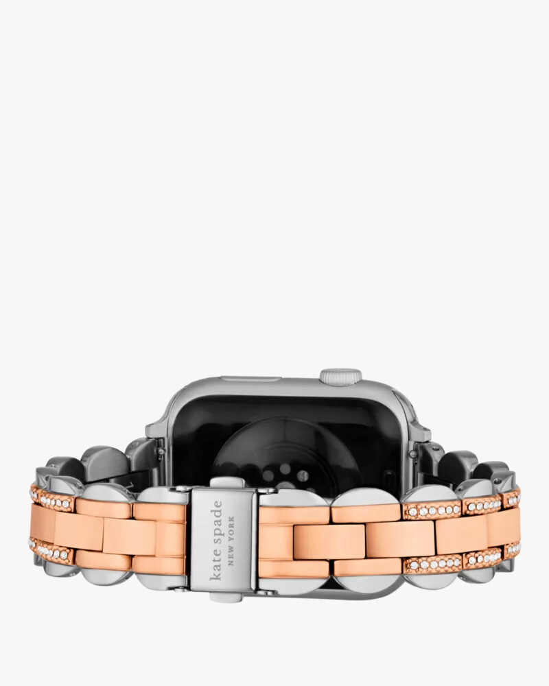 two-tone stainless steel 38-45mm band for apple watch multi