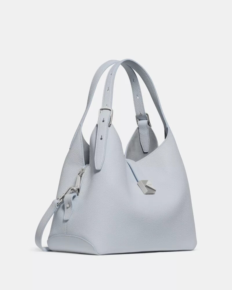 deco crossbody tote bag pale sapphirine