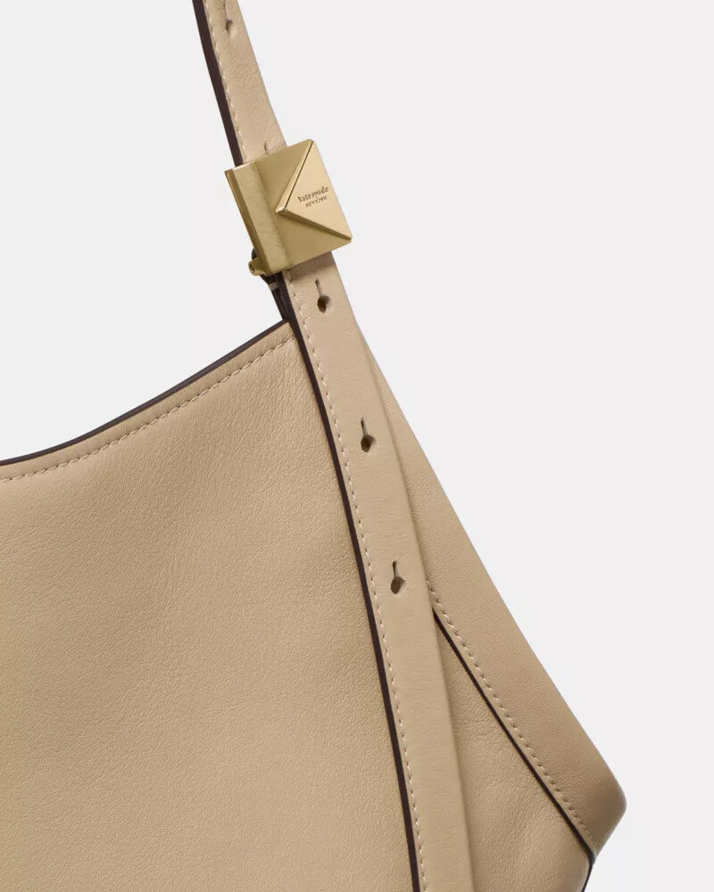 deco tulip tote timeless taupe