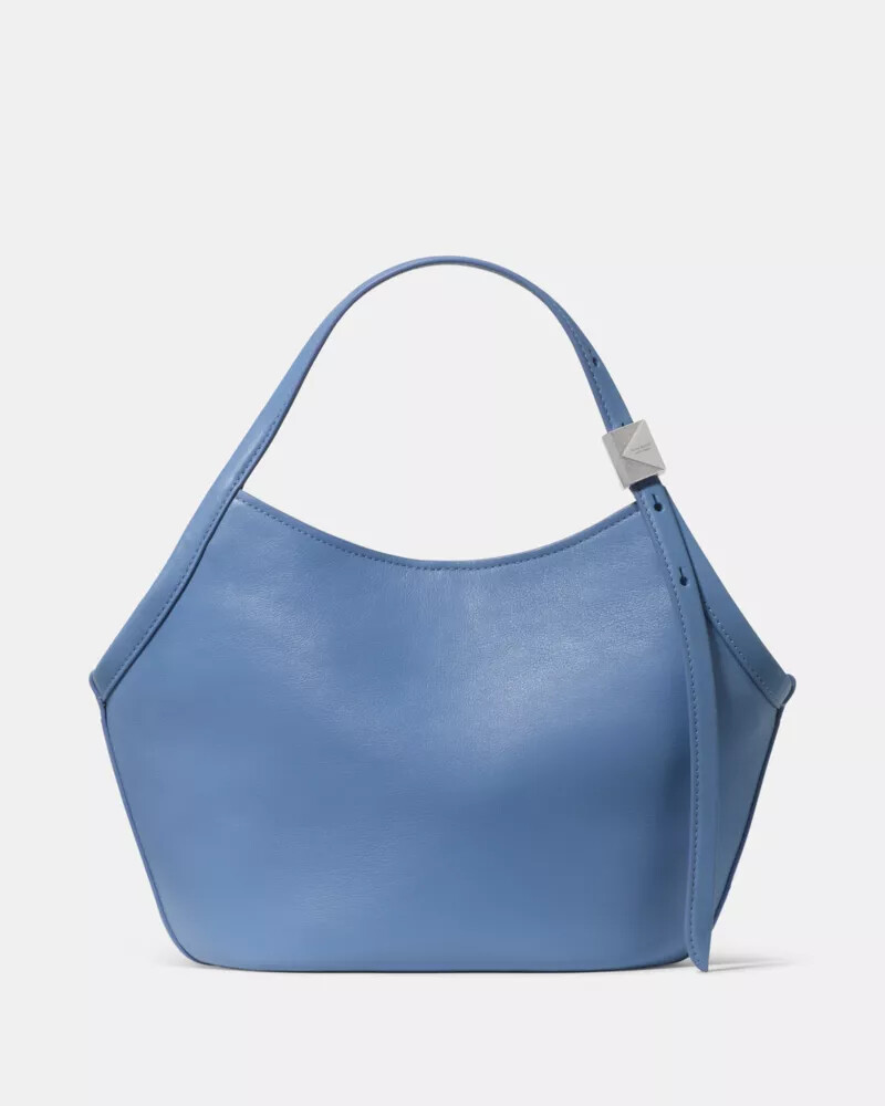 deco small tulip tote bag blue