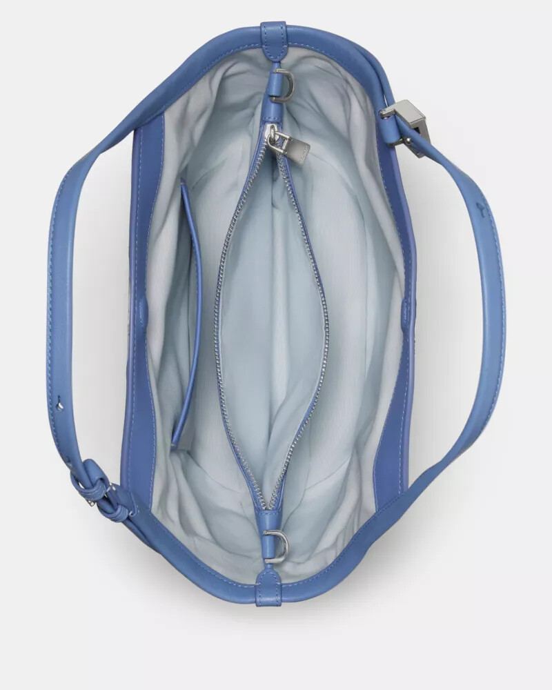 deco small tulip tote bag blue