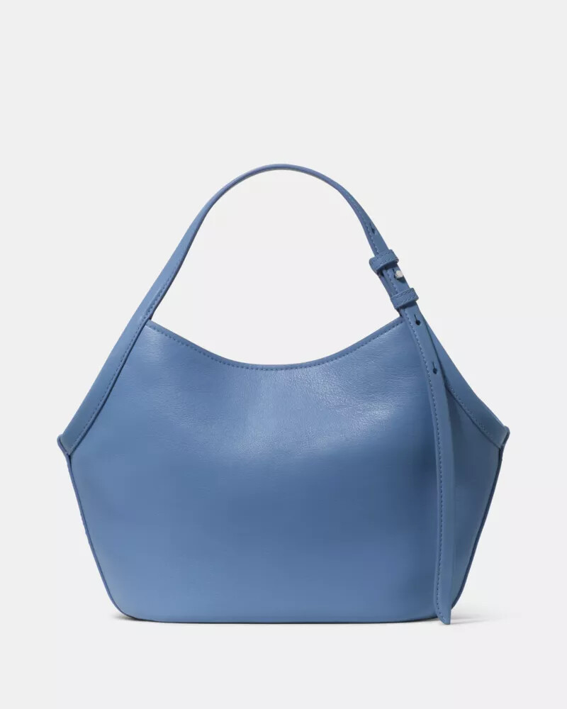 deco small tulip tote bag blue