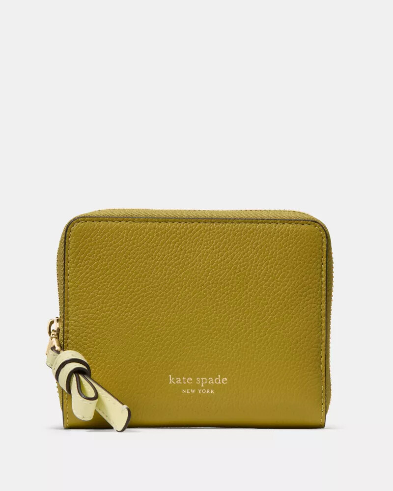 loop zip around wallet laurel leaf