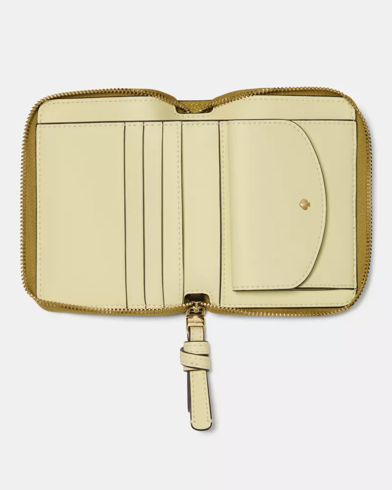 loop zip around wallet laurel leaf