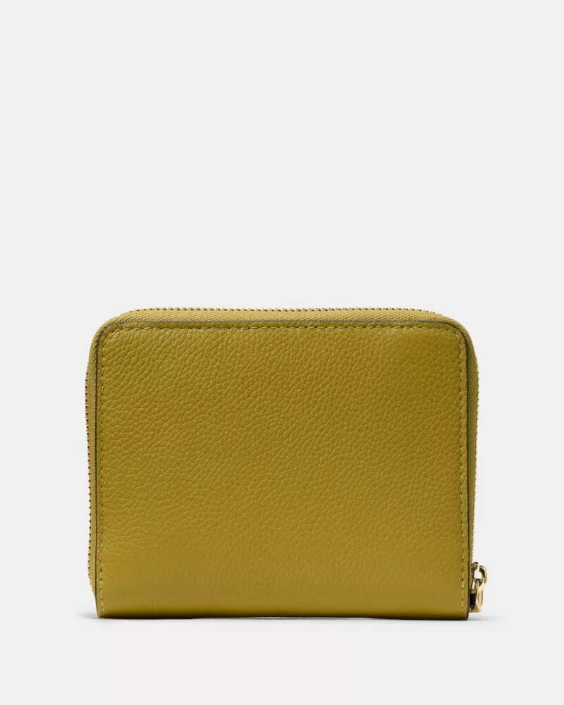 loop zip around wallet laurel leaf
