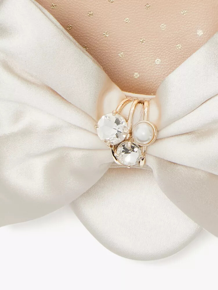 happily slingback pumps ivory bridal