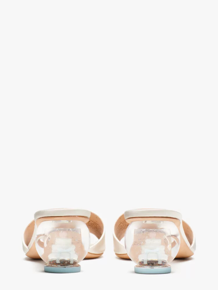love slide sandals ivory bridal