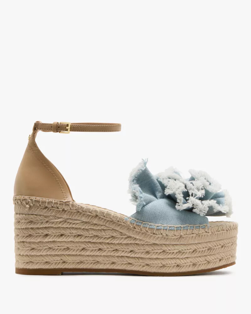 flourish espadrille wedge sandals multi