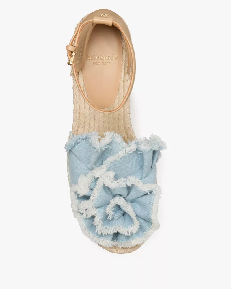 flourish espadrille wedge sandals multi