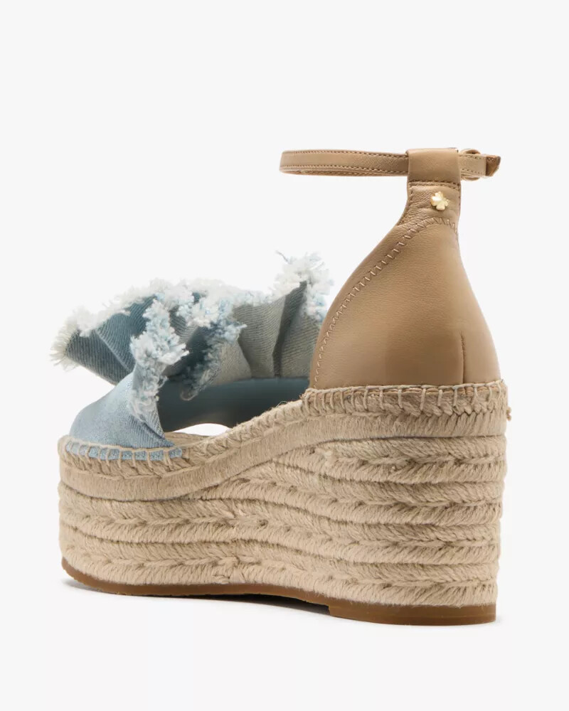 flourish espadrille wedge sandals multi